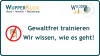 Durchgestrichene Faust und Text "Wir wissen,wie es geht"